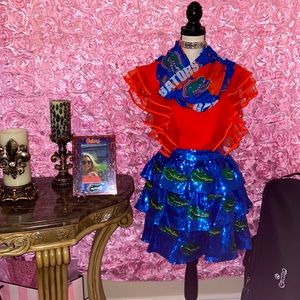 FLORIDA GATORS SPLATTER INFINITY SCARF